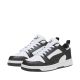 8. Buty dla dzieci Puma Rebound V6 Lo Mid biało-czarne 393833 01