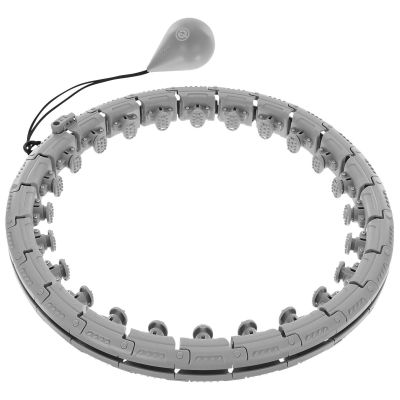 2. HULA HOP Z MASAŻEREM I OBCIĄŻENIEM SZARY ENERO FIT