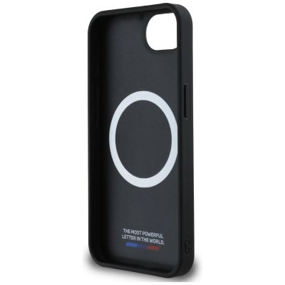 7. Etui BMW Oversized Stripes MagSafe na iPhone 16e - czarne