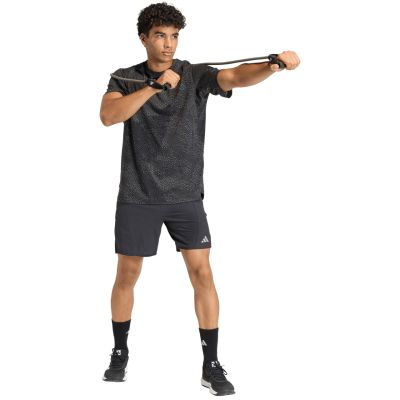 6. Koszulka męska adidas D4T Power Aop Tee czarna KF3097