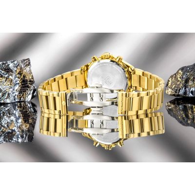 8. Zegarek Damski Giewont Sapphire Złoto Srebrny GW3670-B2