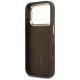 7. Etui Guess 4G PU Triangle Logo & Stand Camera Magsafe na iPhone 17 Pro - brązowe