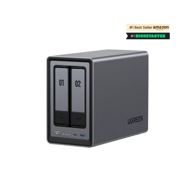 2. Ugreen NASync DXP2800 NAS System 2-Bay Kompaktowy Intel® N N100 8 GB DDR5 0 TB UGOS Pro Czarny