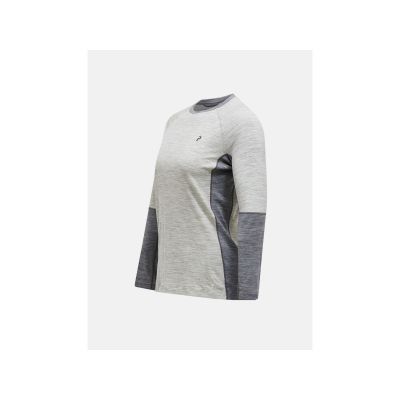 2. Koszulka Termiczna PEAK PERFORMANCE Magic Crew Wool-blend Baselayer Women szary