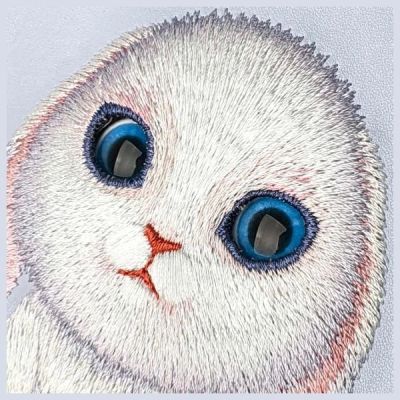 6. Torebka Nimmy Big Eyed Pet 2.0 Rabbit na telefon - fioletowa