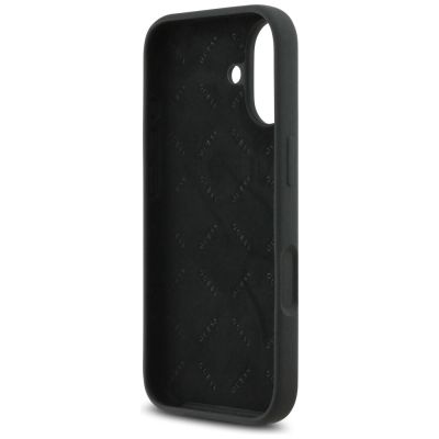 7. Etui Guess Silicone Big 4G Script na iPhone 17 - czarne