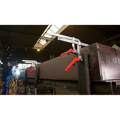 5. Ścisk dźwigniowy ślusarski stalowy GH 250*120mm