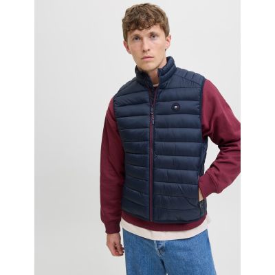 6. Jack&Jones męska kamizelka bezrękawnik JJEBRADLEY LIGHT BODYWARMER COLLAR NOO 12280973 SKY CAPTAIN