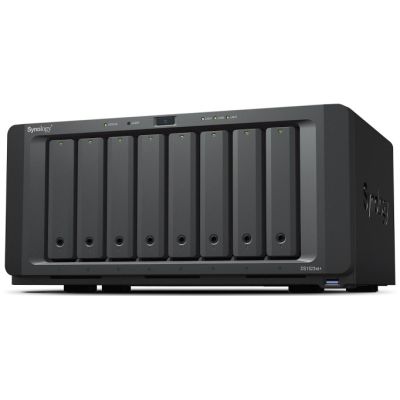 NAS Synology DS1823xs+; Tower; 8x (3.5" SATA HDD/2.5" SATA SSD); AMD Ryzen V1780B, 8 GB DDR4 ECC SODIMM (max. 32GB), 2x 1GbE RJ-45, 1x 10GbE RJ-45