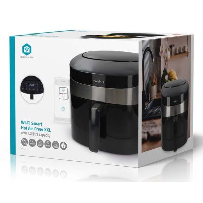 10. Frytkownica beztłuszczowa Nedis SmartLife 7,2l KAAF180BKW