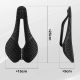 8. Siodełko rowerowe Rockbros LF0214 anatomiczne 3D wodoodporne - czarne