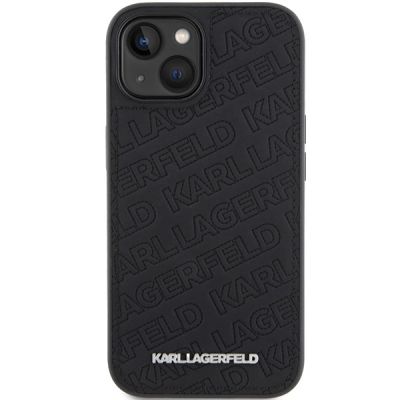 3. Etui Karl Lagerfeld Quilted K Pattern na iPhone 15 - czarne