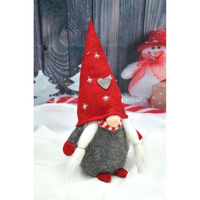 24. SKRZAT KRASNAL GNOM ŚWIĄTECZNY 14x12x30CM