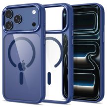 Etui Tech-Protect Magmat Magsafe CC na iPhone 17 Pro Max / 18 Pro Max - przezroczysto-granatowe