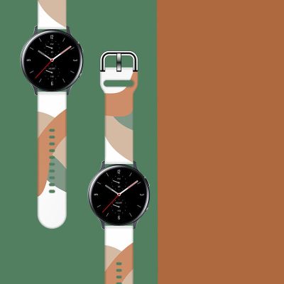 3. Pasek Strap Moro do Samsung Galaxy Watch 40 / 41 / 42 / 43 / 44 mm silikonowa bransoletka opaska do zegarka - wzór 3