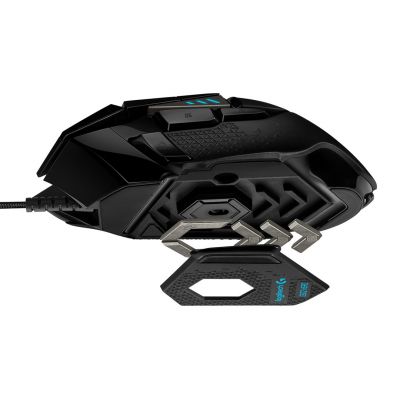 10. Mysz Logitech G502 Gaming HERO EU 910-005471 (optyczna; 16000 DPI; kolor czarny)