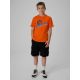 4. T-shirt regular z nadrukiem chłopięcy 4F 4FJRSS26TTSHM4278-70S