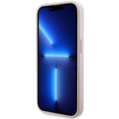 5. Etui Guess GCube Stripes MagSafe na iPhone 14 Pro - różowe