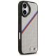 4. Etui BMW M Tricolor Metal Logo MagSafe do iPhone 17 - szare