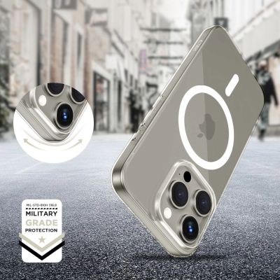 3. Etui Tech-Protect FlexAir MagSafe na iPhone 15 Pro - przezroczyste