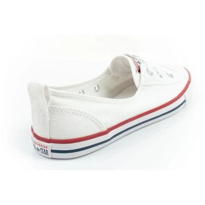 4. Converse buty damskie sportowe Chuck Taylor All Star Ballet Lace baleriny białe