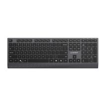 GEMBIRD KLAWIATURA SLIM PRZEWODOWA MULTIMEDIALNA CZARNA, USB-C, UKŁAD US