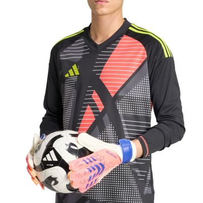 16. Rękawice bramkarskie adidas Predator Glove Training biało-pomarańczowe JN5355