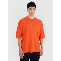 T-shirt oversize gładki męski 4F 4FRSS25TTSHM2653-70S