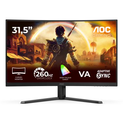AOC G4 C32G42ZE monitor komputerowy 80 cm (31.5") 1920 x 1080 px Full HD LED Czarny, Czerwony