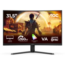 AOC G4 C32G42ZE monitor komputerowy 80 cm (31.5") 1920 x 1080 px Full HD LED Czarny, Czerwony