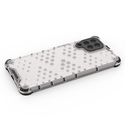 15. Honeycomb etui pancerny pokrowiec z żelową ramką Samsung Galaxy M53 5G przezroczysty