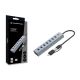 4. Conceptronic HUBBIES21G huby i koncentratory USB 3.2 Gen 1 (3.1 Gen 1) Type-A 5000 Mbit/s Szary