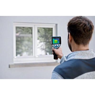 6. Bosch GTC 600 C Noise equivalent temperature difference (NETD) IR Czarny, Niebieski 256 x 192 px Wbudowany wyświetlacz LCD