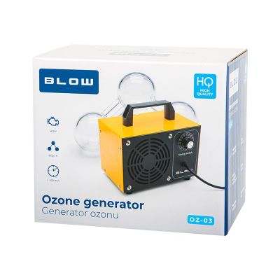 4. Generator ozonu BLOW OZ-03 pomarańczowy ozonator 60 000 mg/h 140W