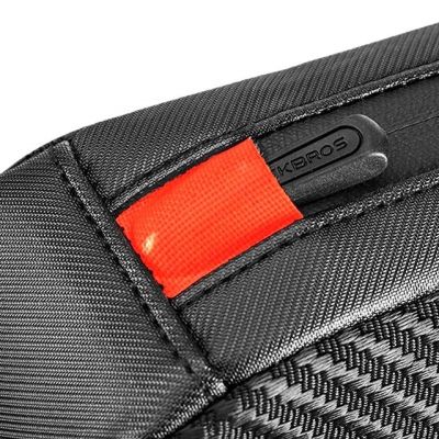 4. Torba Rockbros 039BK rowerowa na ramę 1 l z plecionką - czarna