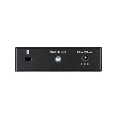 3. D-Link DGS-1005P/E łącza sieciowe Nie zarządzany Gigabit Ethernet (10/100/1000) Obsługa PoE Czarny
