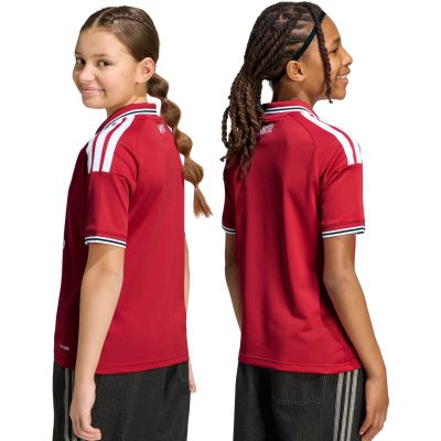 4. Koszulka dla dzieci adidas Manchester United 26/27 Home Jersey czerwona KC4796