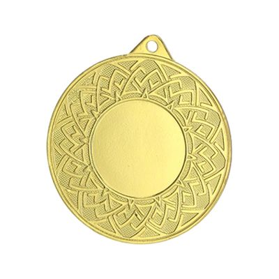 3. Medal złoty ogólny z miejscem na emblemat 25 mm - stalowy