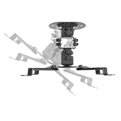 8. MACLEAN UCHWYT SUFITOWY DO PROJEKTORA, 54~320MM, DO 13,5 KG, ROTACJA 360 STOPNI MC-200 B