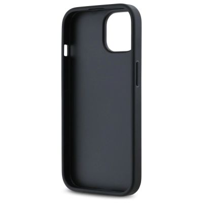 7. Etui DKNY Quilted Stack Logo na iPhone 15 - czarne
