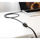 15. Kabel Ugreen NW112 11282 sieciowy Ethernet RJ45 (żeński) - RJ45 (męski) F/UTP Cat. 6 1 Gbps 3m - czarny