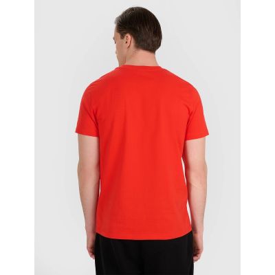 2. T-shirt regular z nadrukiem siatkarskim męski 4F 4FRAW25TTSHM3236-62S