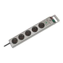 Brennenstuhl Super-Solid Surge Protection 4.500 A Srebrny 5 x gniazdo sieciowe 2,5 m