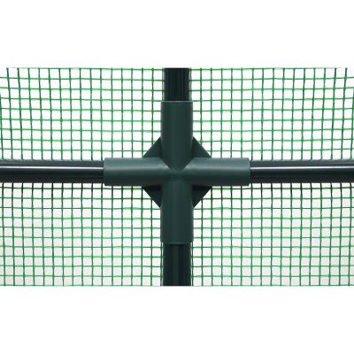 7. SZKLARNIA TUNEL OGRODOWY DWA WEJŚCIA DO POMIDORÓW I OGÓRKÓW 200x100x180CM ZIELONY