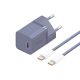 6. Ładowarka sieciowa Baseus GaN5 30W USB-C EU z fioletowym kablem Baseus Dynamic 3 USB-C 100W 1m - fioletowa