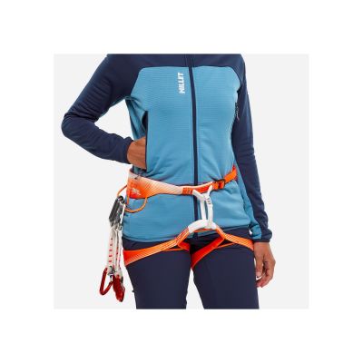 4. Bluza damska MILLET Fusion Grid Hoodie W niebieska