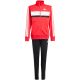 8. Dres dla dzieci adidas Seasonal Essentials Tiberio 3-Stripes Tricot czerwono-czarny JI6214