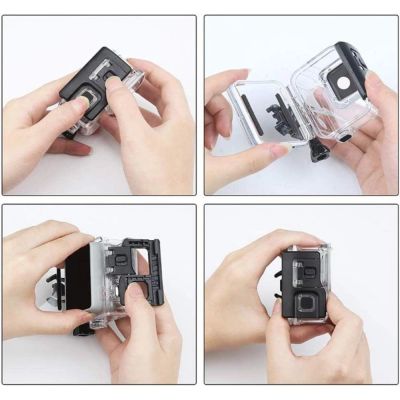 5. Etui Tech-Protect GA200 wodoodporne do GoPro Hero 5 / 6 / 7 - przezroczyste