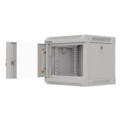 5. Lanberg WF11-3304-10S stojak 4U Szafa wisząca Szary