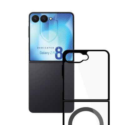 10. Etui 3mk Satin Armor Case+ Flip na Samsung Galaxy Z Flip 8 - przezroczyste